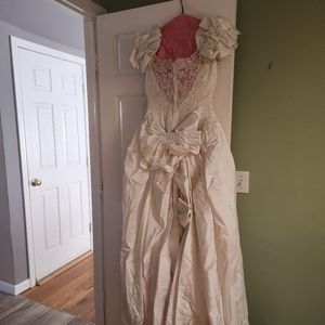 Wedding gown. Used once and dry cleaned.